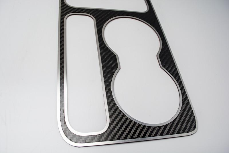 Carbon Fiber Console Plate 08-14 Dodge Challenger Auto - Click Image to Close